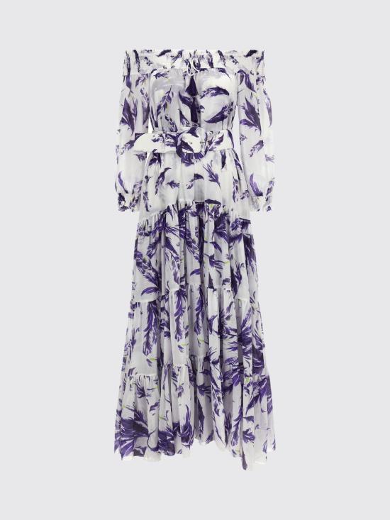 26SS 사만다 성 롱 원피스 EDENDRESS WHITELILAC Violet - SAMANTHA SUNG