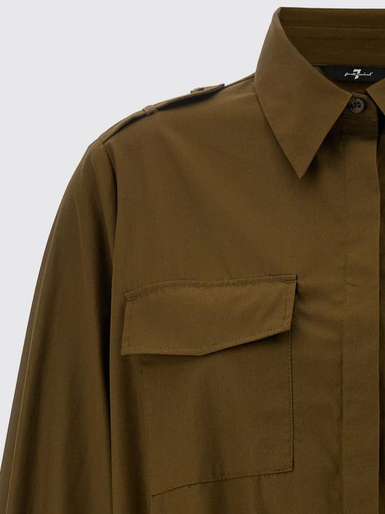 26SS 세븐포올맨카인드 숏 원피스 7N9T0G77 U73HJ Brown - 7 FOR ALL MANKIND
