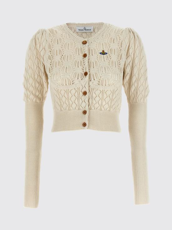 26SS 비비안웨스트우드 가디건 1803007QY004S A408 Beige - VIVIENNE WESTWOOD