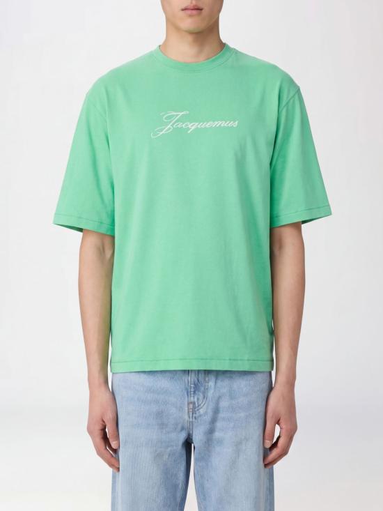 26SS 자크뮈스 반팔 티셔츠 26ETSM00639AJ00289 520 Green