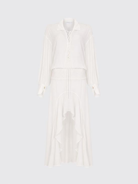 26SS 파트리지아페페 롱 원피스 2A3063A776 W146 White - PATRIZIA PEPE