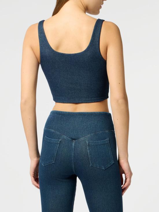 26SS 플레인스포츠 트레이닝 티셔츠 SAFCWJK0196STE003N 14 Blue - PLEIN SPORT