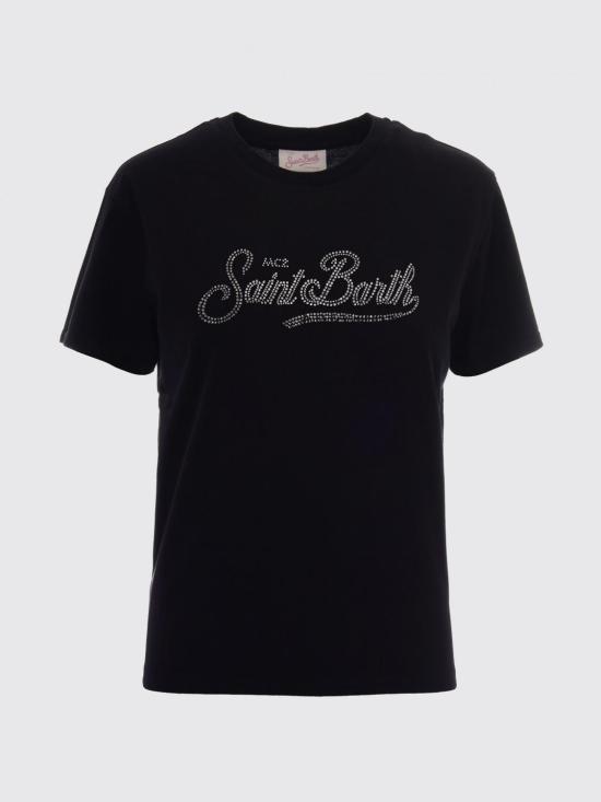 26SS 세인트바쓰 반팔 티셔츠 EMI0001 02295L Black - MC2 SAINT BARTH