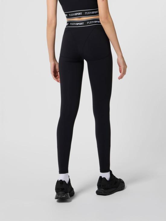 26SS 플레인스포츠 레깅스 SAFCWJT2215STE003N 02 Black - PLEIN SPORT