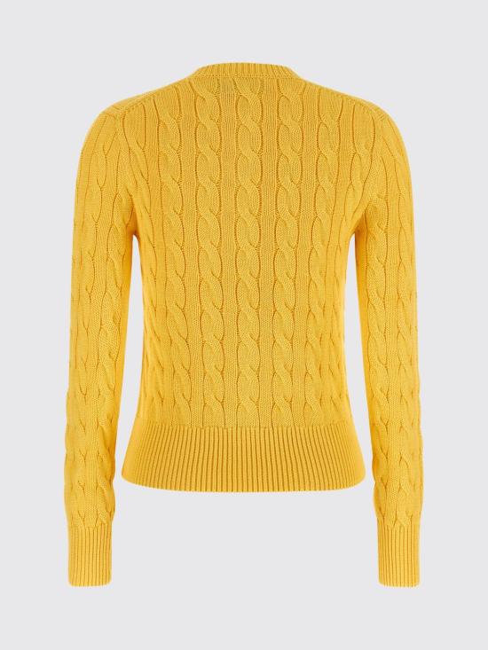 26SS 폴로 랄프로렌 폴로 자수 케이블 니트 가디건 211971868 507 Yellow - POLO RALPH LAUREN