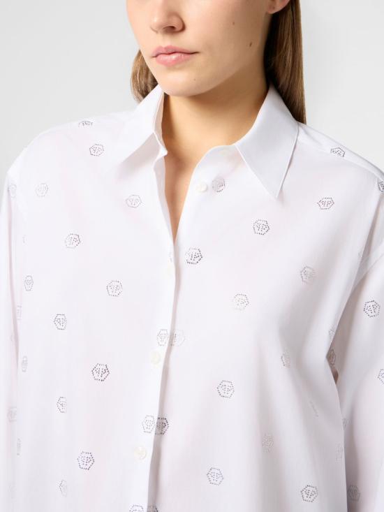 26SS 필립 플레인 셔츠 SAFCWRP0560PTE021N 01 White - PHILIPP PLEIN