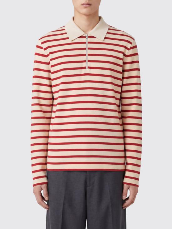 26SS 질샌더 폴로 티셔츠 J47GL0106J46497 649 Red