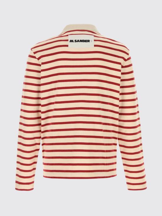26SS 질샌더 폴로 티셔츠 J47GL0106J46497 649 Red - JIL SANDER