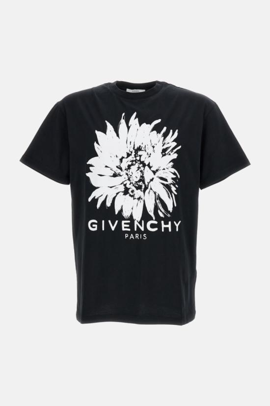 26FW 지방시 반팔 티셔츠 BM71NK3YUF001 Black - GIVENCHY