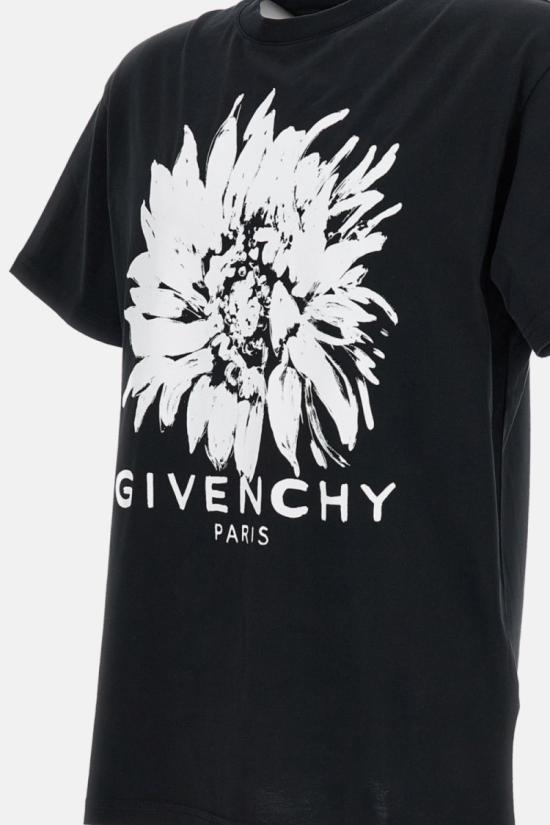 26FW 지방시 반팔 티셔츠 BM71NK3YUF001 Black - GIVENCHY