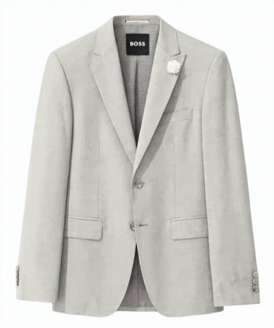  보스 자켓 50557512 H HUGE PEAK 253 041 Grey