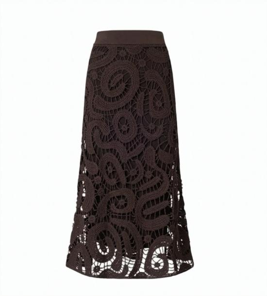 26SS 핑코 롱 스커트 106353 A354 M05 Black