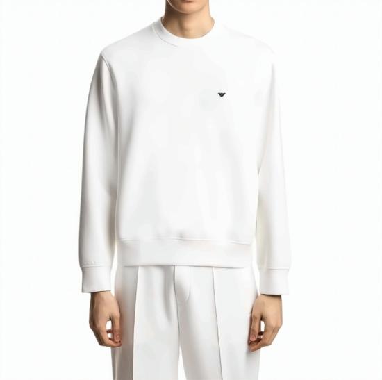 26SS 엠포리오 아르마니 긴팔 티셔츠 EM004533 AF10013 U0003 White - EMPORIO ARMANI