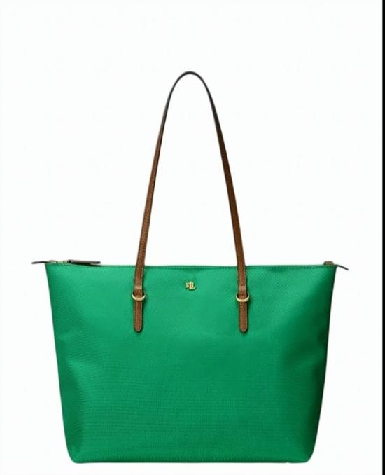 26SS 랄프 로렌 토트백 KEATON 26 VERDE TOPAZIO Green