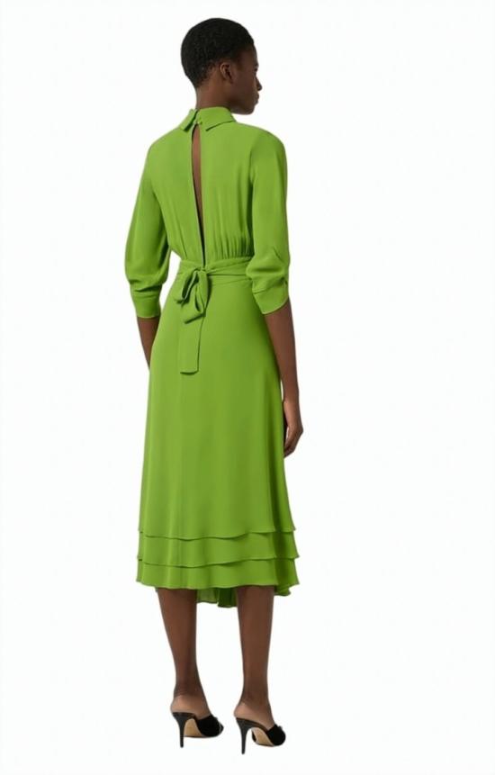 26SS 엘리자베타프랜치 미디 원피스 AB92361E2 EV3 Green - ELISABETTA FRANCHI