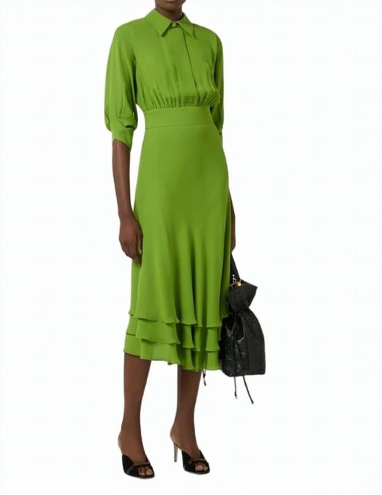 26SS 엘리자베타프랜치 미디 원피스 AB92361E2 EV3 Green - ELISABETTA FRANCHI