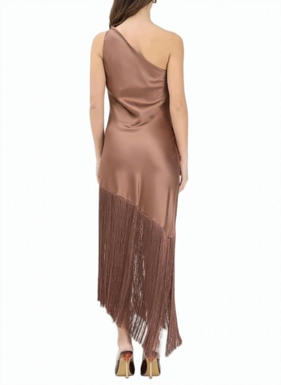 26SS 핑코 롱 원피스 106352 A33D L50 Brown - PINKO
