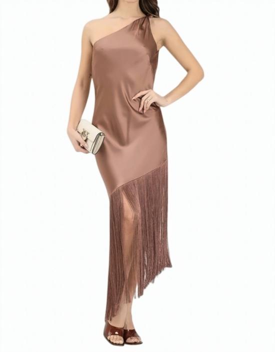 26SS 핑코 롱 원피스 106352 A33D L50 Brown