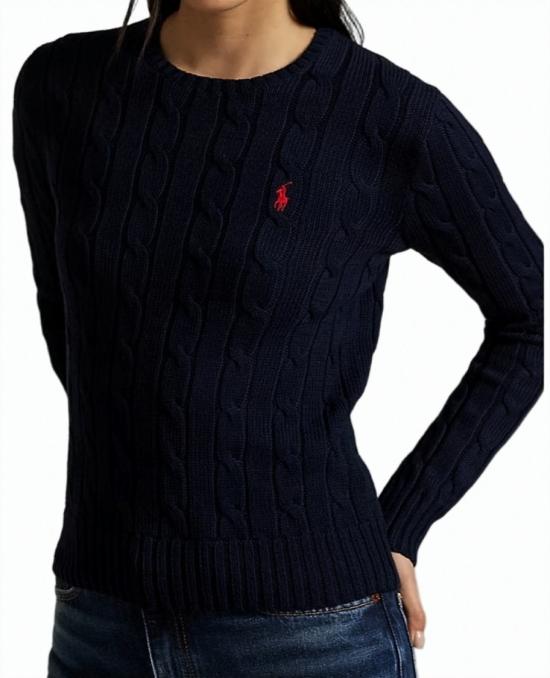 26SS 폴로 랄프로렌 스웨터 RINETT LONG SLEEVE PULLOVER NAVY Black - POLO RALPH LAUREN