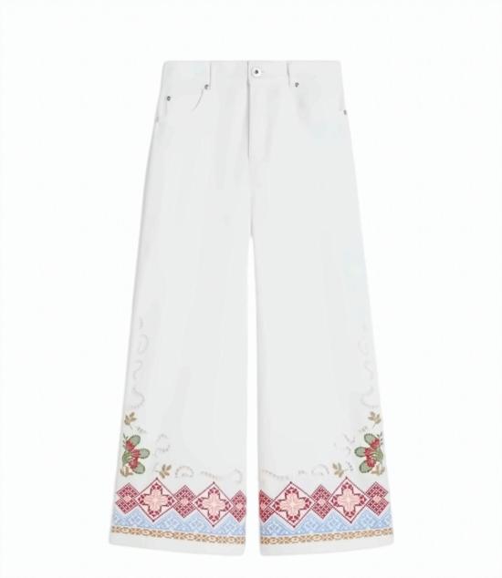 26SS 위켄드막스마라 팔라초 팬츠 2615131012600 009 White