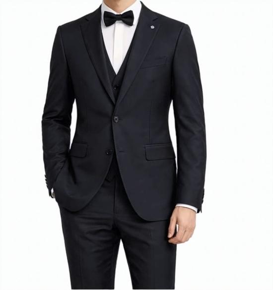 26SS 바르나바 수트 세트 AB 7200 BLU Black - BHARNABA