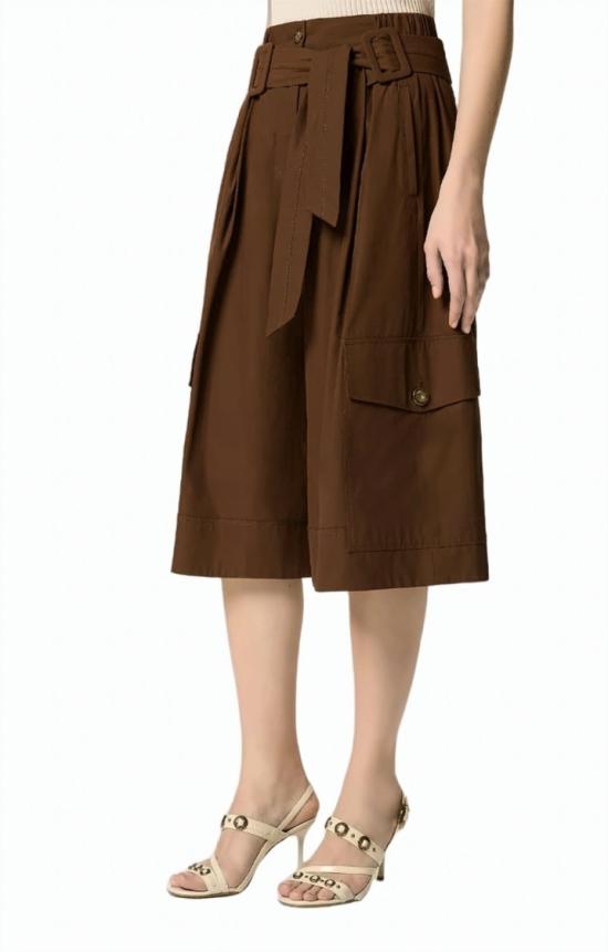 26SS 핑코 숏팬츠 106152 A2ER L78 Brown - PINKO