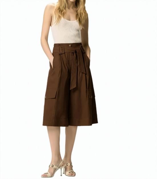 26SS 핑코 숏팬츠 106152 A2ER L78 Brown - PINKO