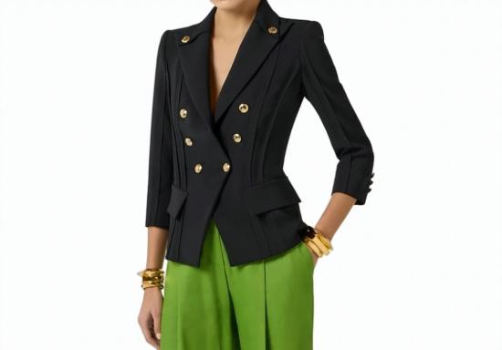 26SS 엘리자베타프랜치 자켓 GI21861E2 110 Black - ELISABETTA FRANCHI