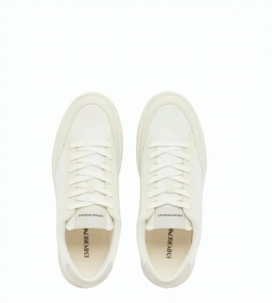 26SS 엠포리오 아르마니 스니커즈 EM004782 AF23199 M0172 White - EMPORIO ARMANI