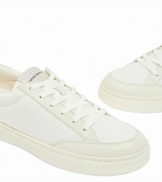26SS 엠포리오 아르마니 스니커즈 EM004782 AF23199 M0172 White - EMPORIO ARMANI