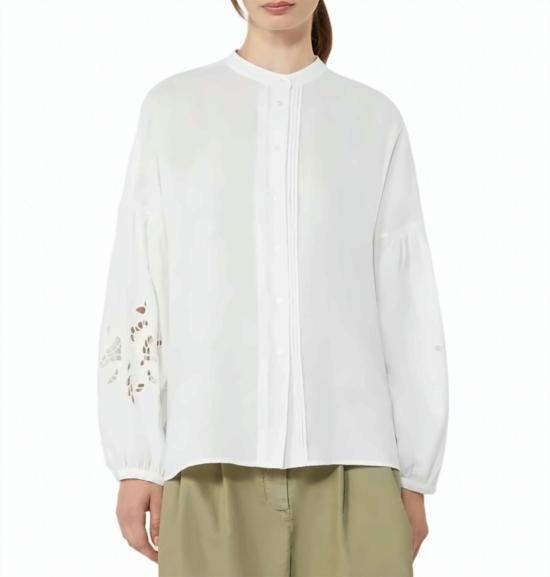 26SS 위켄드막스마라 셔츠 2615111032600 001 White - WEEKEND MAX MARA