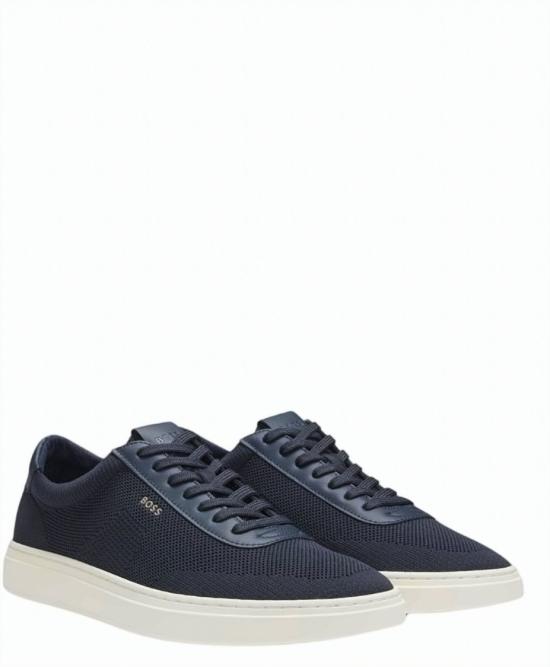  보스 스니커즈 50563181 KIERAN TENN KNAL 401 Black - BOSS