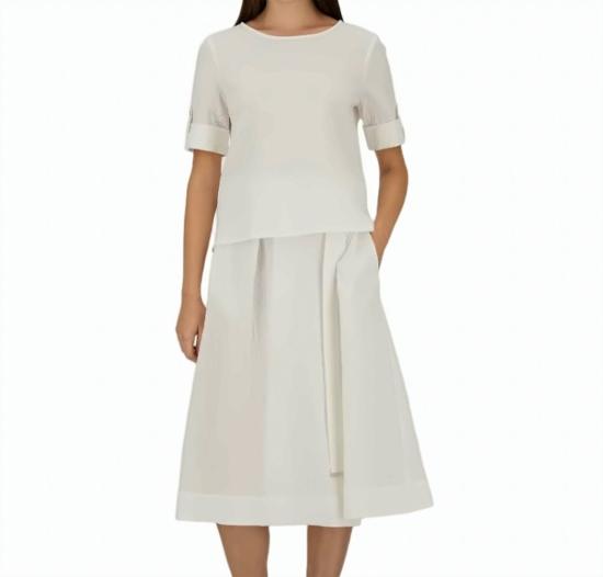 26SS 에르노 반팔 티셔츠 BL000039D 13284 1000 White - HERNO
