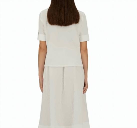 26SS 에르노 반팔 티셔츠 BL000039D 13284 1000 White - HERNO