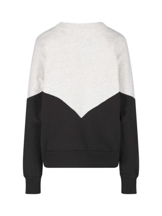  이자벨마랑에뚜왈 휴스턴 투톤 마랑 스웨트셔츠 SW0006FA A1M08E02FK Black - ISABEL MARANT ETOILE