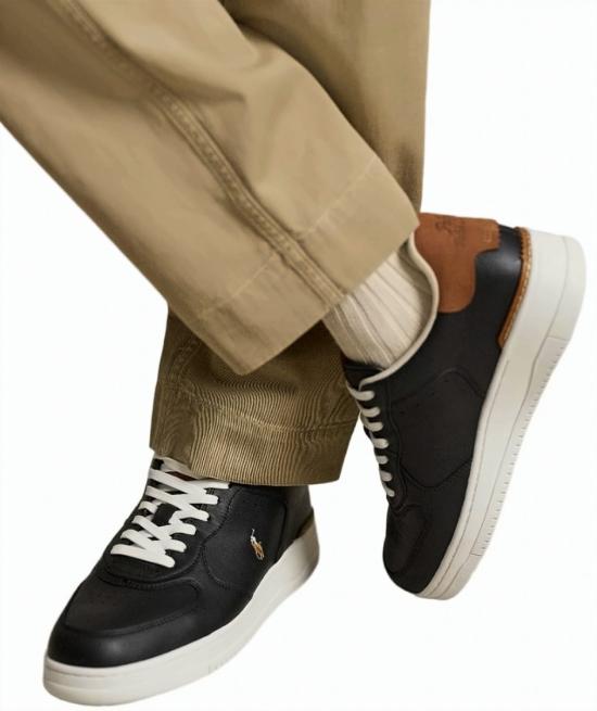 26SS 폴로 랄프로렌 스니커즈 MASTERS NAVY TAN Black - POLO RALPH LAUREN