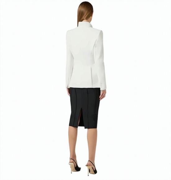 26SS 엘리자베타프랜치 자켓 GI19261E2 360 White - ELISABETTA FRANCHI