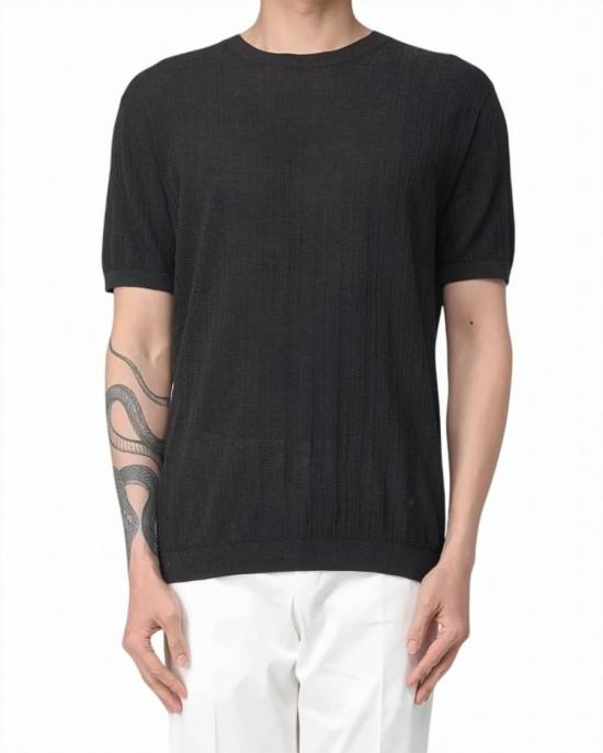 26SS 엠포리오 아르마니 반팔 티셔츠 EM004740 AF23761 O8021 Black
