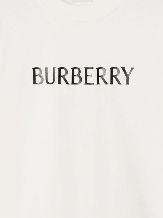 26SS 버버리 로고 코튼 티셔츠 8118978B7078 WHITE - BURBERRY