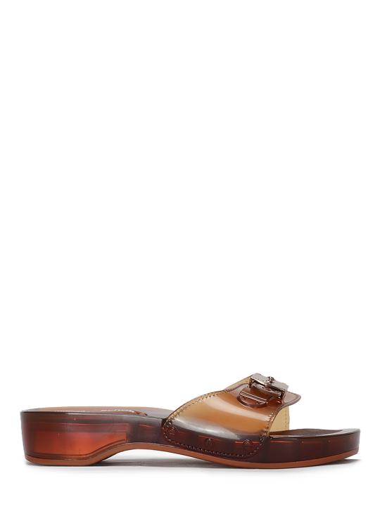 26SS 멜리사 뮬/슬리퍼 37840BU84902064 ADCLEARBRW BROWN