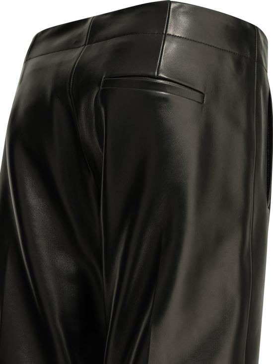26FW 케이트 가죽 팬츠 32111012200 Black - KHAITE