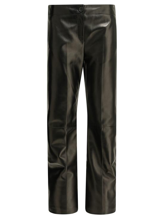 26FW 케이트 가죽 팬츠 32111012200 Black