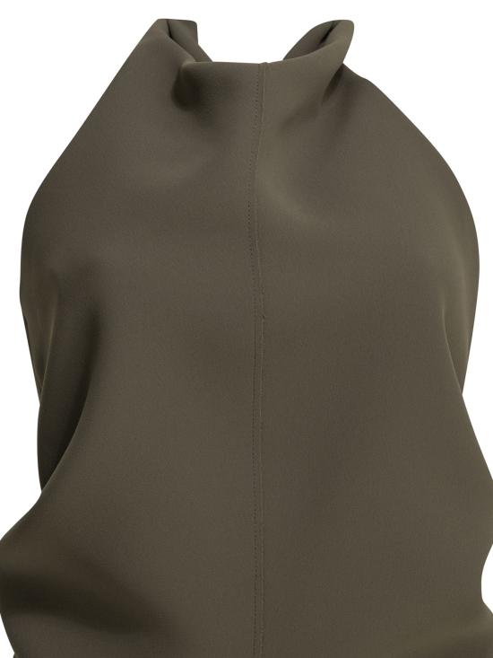 26FW 케이트 로네 플롱제 레더 홀터넥 탑 로네 플롱제 레더 홀터넥 탑 24874114659 Brown - KHAITE