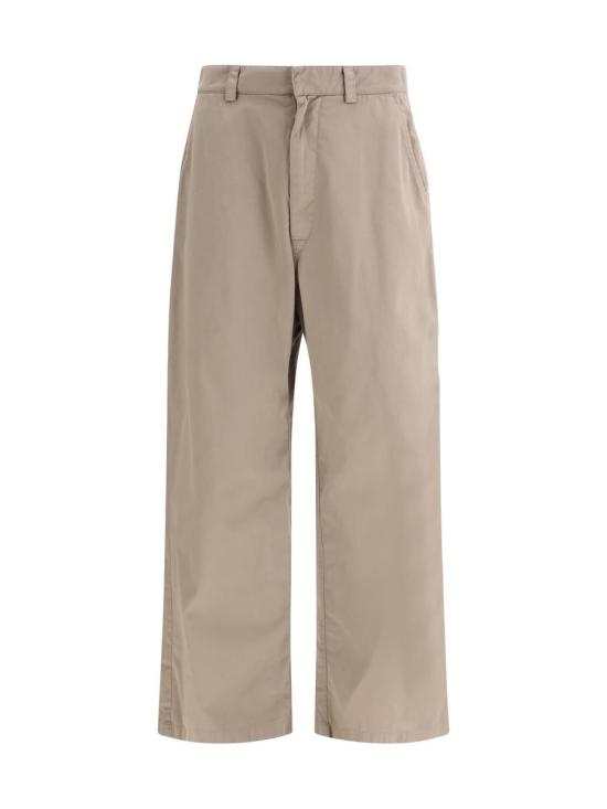 26SS 발렌시아가 워크웨어 팬츠 857631 TSP13 9509 KHAKI BEIGE DOM