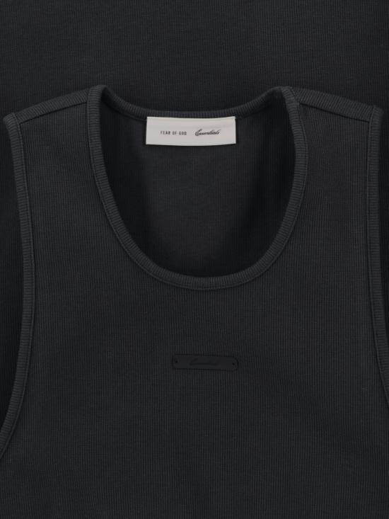 26SS 피어오브갓 민소매 티셔츠 125SP264251F VINTAGE BLACK DOM - FEAR OF GOD