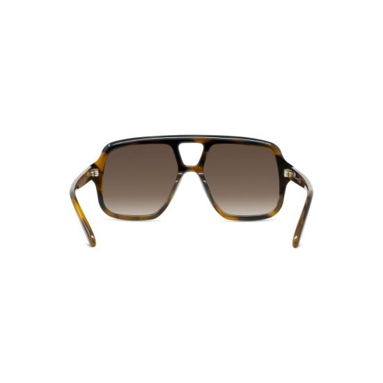  로에베 선글라스 호피무늬 Lw40161u 오버사이즈 스퀘어 - LOEWE