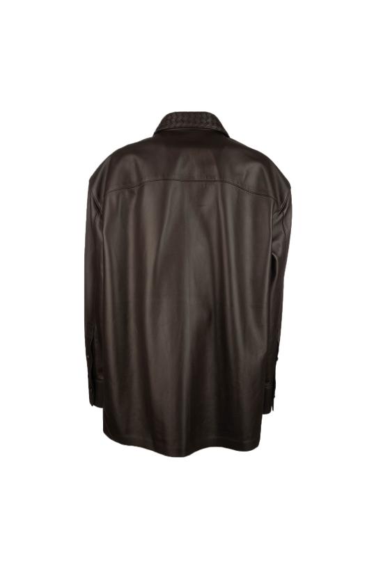 26SS 보테가베네타 블라우스 867730V6IB0 2608 Marrone - BOTTEGA VENETA