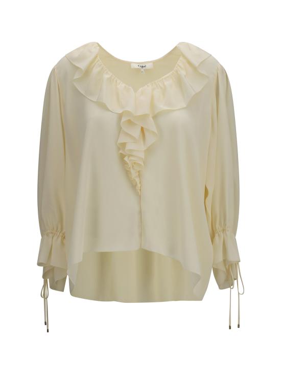 26FW 끌로에 블라우스 CH26AHT72005 114 CREAM