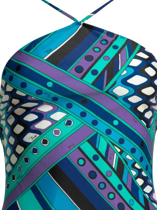 26SS 푸찌 원피스 수영복 6HMC316H895P20 Blue - PUCCI