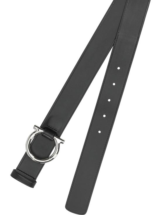 26FW 살바토레 페라가모 가죽 벨트 0791041 Black - SALVATORE FERRAGAMO